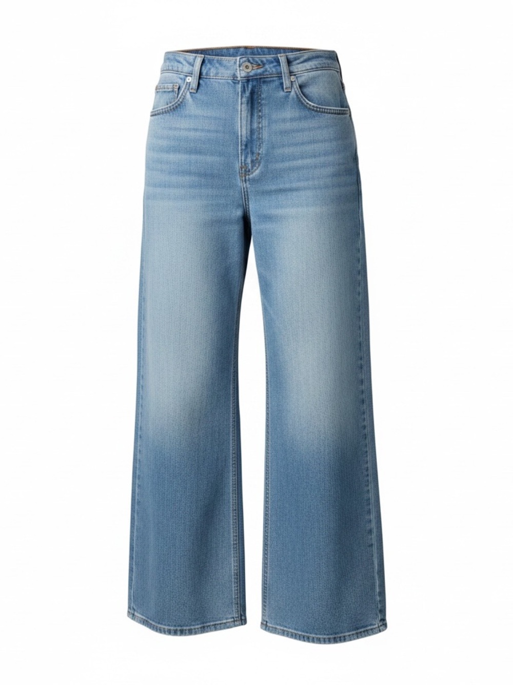 PINK Victoria's Secret Light Blue Wide-Leg Jeans